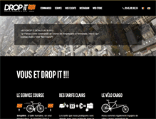 Tablet Screenshot of parisdropit.com